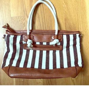 Imoshin | Striped Hobo Tie with Rope Handles